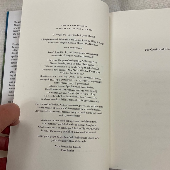 Sea of Tranquility by Emily St. John Mandel Hardcover *Read* - Picture 3 of 5